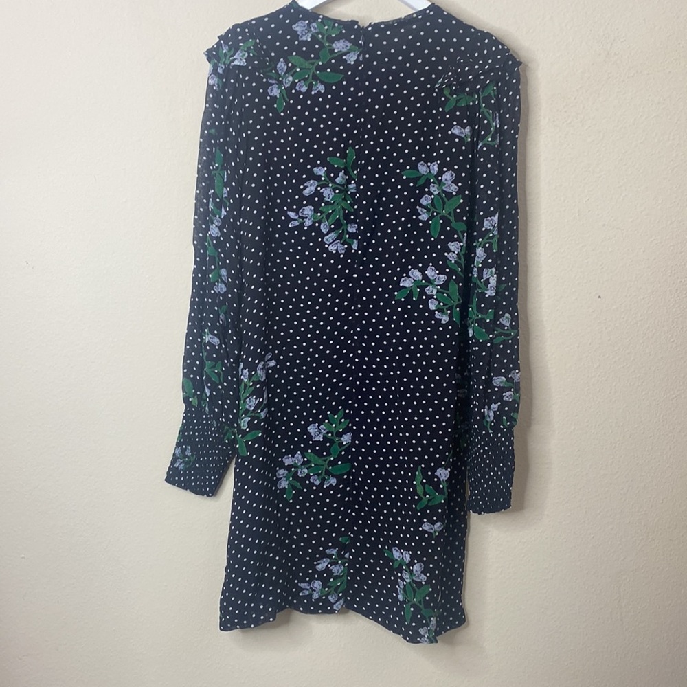 Ganni Rometty Ruffled Print Georgette Dress - Picture 6 of 6